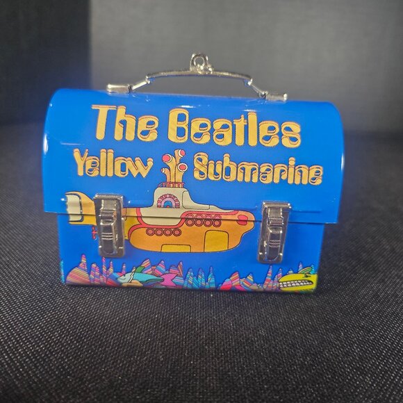 Hallmark 2002 The Beatles Yellow Submarine Lunch Box 2 Piece Ornament Set NIB - Picture 6 of 14